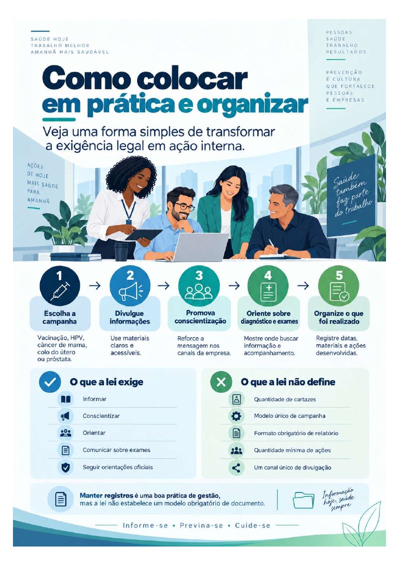Página sobre como colocar a Lei nº 15.377/2026 em prática